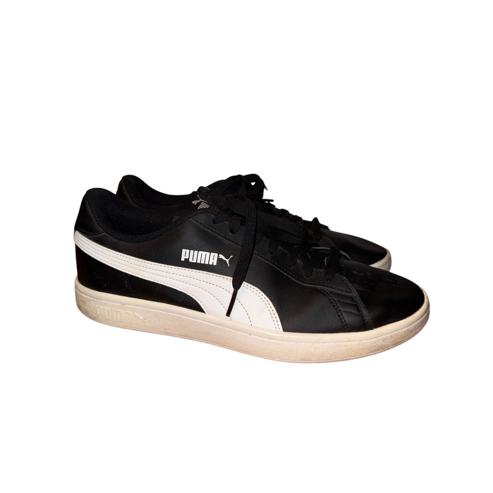 Puma Smash V2 374513-04 Mens Sneaker 12 Us Black White Athletic Running Shoes